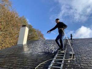 Nettoyage de toiture à Sautron